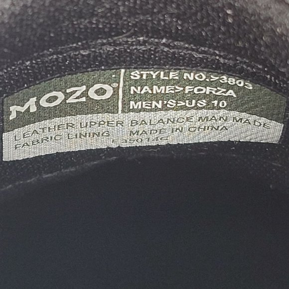 Mozo Spider Oil Slip Resistant Traction Men\'s Black Leather Clog US Size 10 NWT